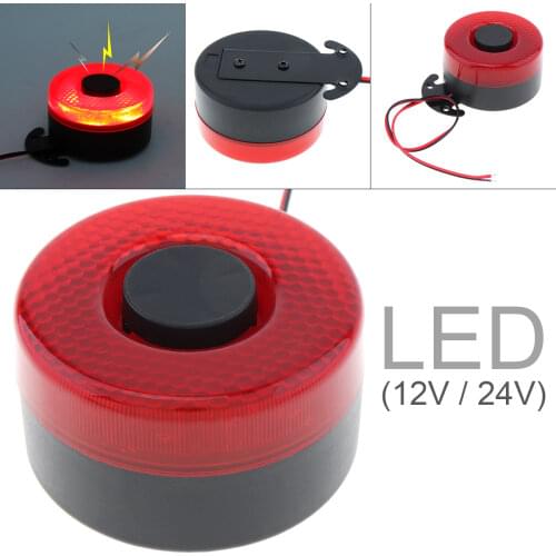 12V / 24V Reverse Accessories Beeper Horn Vehicle Auto Warning Back Up Car Reversing Alarm Speaker Buzzer Siren with Light