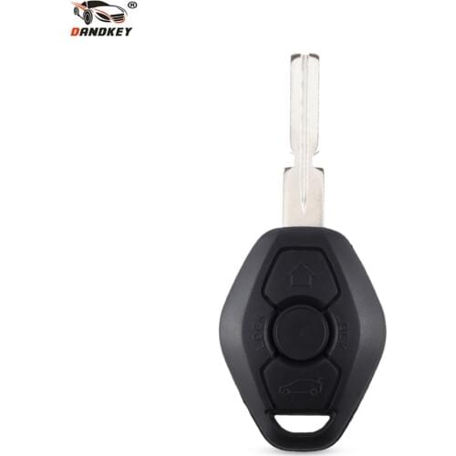 Dandkey 10pcs Remote Car Key Fob Case Shell For BMW 3 5 7 SERIES Z3 Z4 X3 X5 M5 325i E38 E39 E46 Key (HU92 blade)