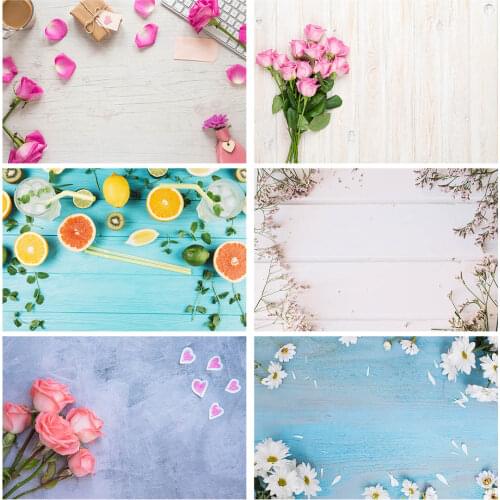 Pink Flower Petals Gift Keyboard Photo Backgrounds Vinyl Cloth Backdrop for Children Lovers Valentines Day Wedding Photophone