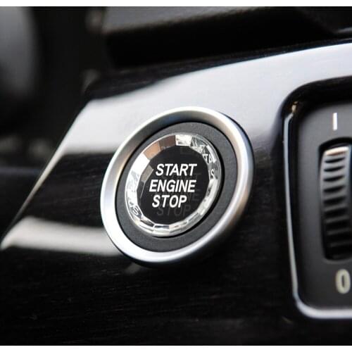 Crystal Style Car Start Stop Engine Switch Button Cover Trim For BMW E87 E60 E90 E92 E70 F25 F26 G30 F20 F22 F30 F34 F10 F32 F15