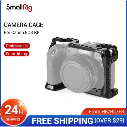 SmallRig Camera Cage for Canon EOS RP Form-fitting Cage With 1/4’’-20 & 3/8’’-16 Threaded Holes and ARRI Locating Holes- 2332