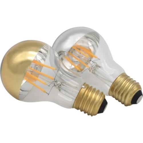 Shadowless Lamps Golden Sliver Color LED Traditional Bulb E27 Base 2700K Warmwhite Bulbs