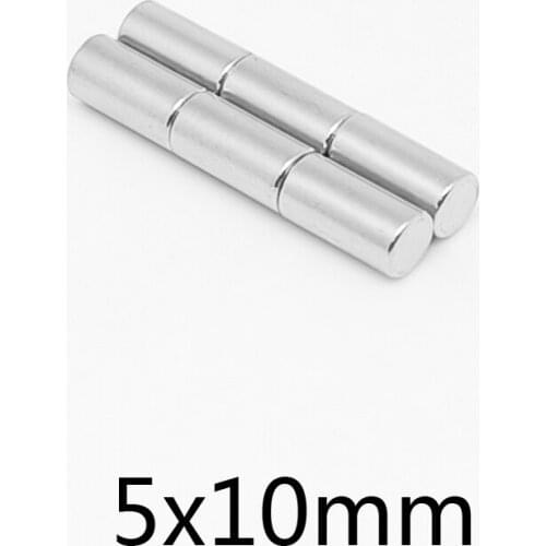 20~300pcs 5x10 mm Round Neodymium Magnets 5x10mm Mini Magnet Disc 5*10 mm Strong Cylinder Rare Earth Magnet 5mm x 10mm N35