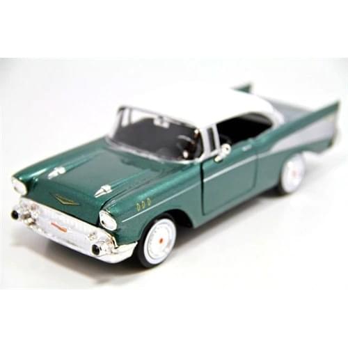 Motormax 1:24 1957 Chevy Bel Air-Green Model Car