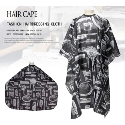 2021 Products Best Selling Pattern Cutting Hair Waterproof Cloth Salon Barber Cape Hairdressing Hairdresser Apron Haircut Capes