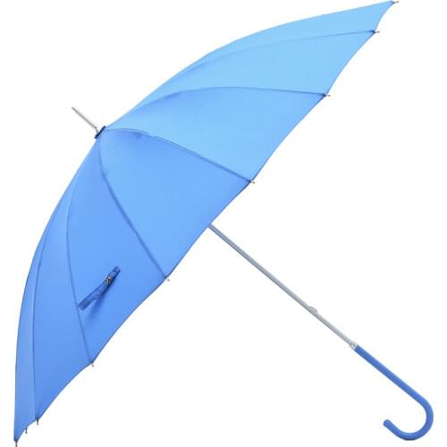 Sky Blue Long Umbrella Rain Women 16K Windproof Outdoor Golf Umbrella Travel Aluminum Top Brand Stick Big Umbrellas Ultralight