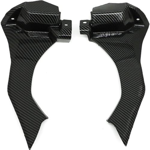 Motorcycle Fairing Dash Air Intake Ram Cover For Yamaha YZFR1 YZFR1S YZF R1 R1S 2015 2016 2017 2018 2019 Carbon Fiber Plastic