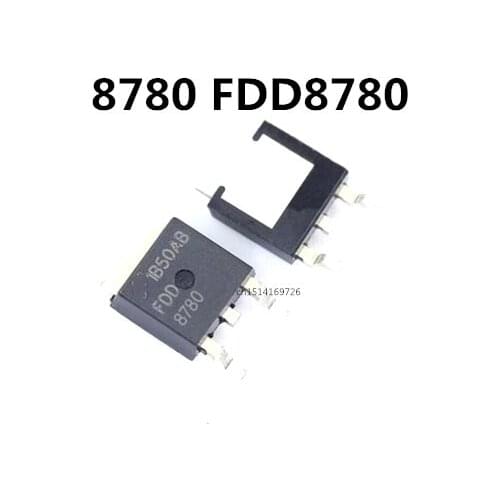 Original new 5pcs/ 8780 FDD8780 35A/25V TO-252
