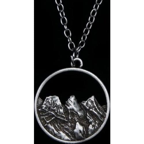 Three Sisters Mountain Necklace Women Men Sanlan Jewelry