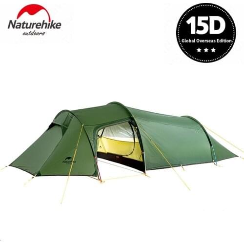 Naturehike Opalus 15D Global Version Tent Ultralight 2 Person Tent Outdoor Camping Tent Double Man Tunnel Tent