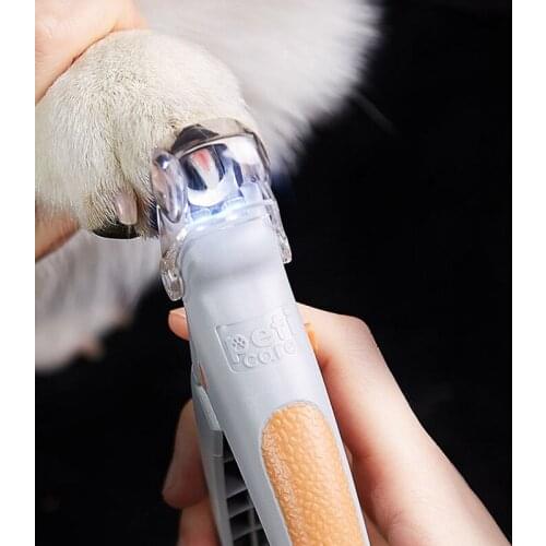 Professional Pet Nail Clipper Scissors Pets Dog Cat Nail Toe Claw Clippers Scissor LED Light Nail Trimmer Animals Accessories