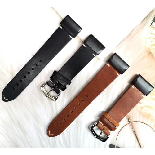 26mm 22mm Leather Watch Band Strap For Garmin Fenix 6 6X Pro 5 5X Plus TACTIX DELTA 935 945 Wristband Quick Fit Bracelet Correa