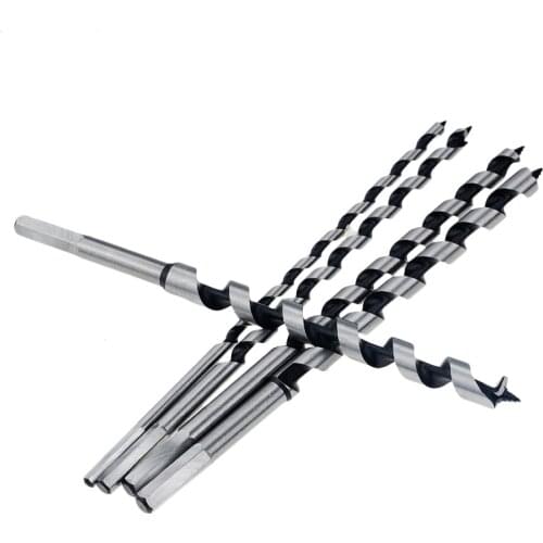 5Pc/Set 6-14mm Long Twist Auger Drill Bit Woodwork Hole Saw Hex Shank Spiral Wood Drilling for Woodworking Furniture Cutter Tool