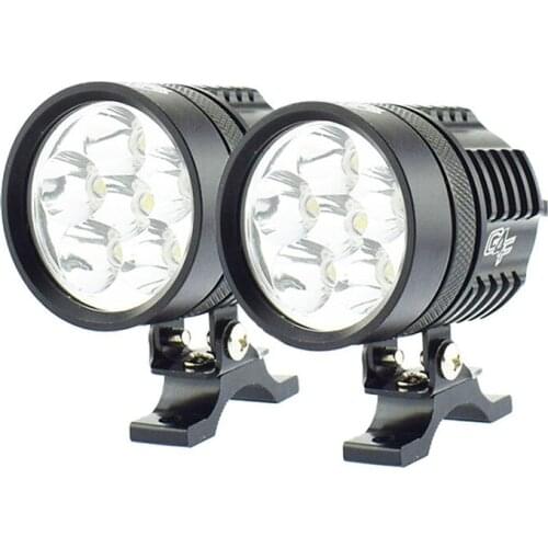 Motorbike Work spot lamp 60w Motorcycle Headlight LED bulb 12v 6000k super bright headlamp spotlights Moto fog lights ATV DRL