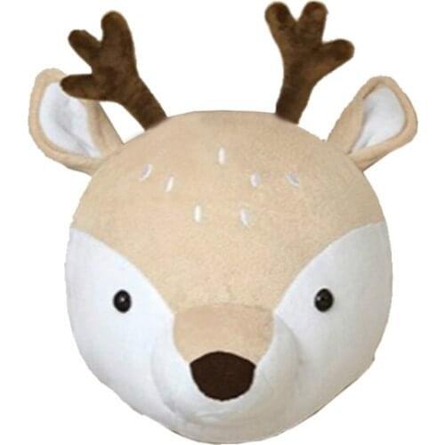 Kids Room Decoration 3D Animal Head Wall Hanging Decor For Children Room Nursery