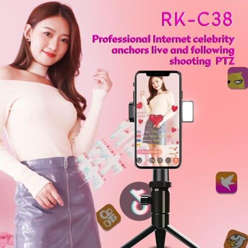 Smart AI Gimbal Personal Robot Cameraman Automatic Tracking PTZ Holder 360° Rotation Face Track Phone Action Photography