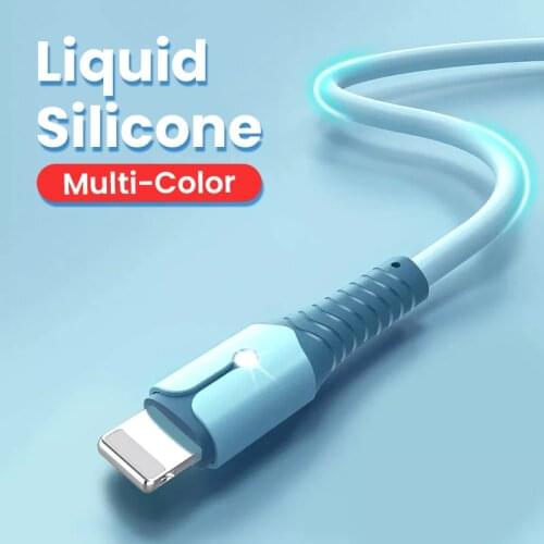5A USB Type c Data Cable For iPhone 12 Mini Pro Max X XR 11 XS Liquid Silicone Charging Cable USB Data Cable Phone Charger Cable