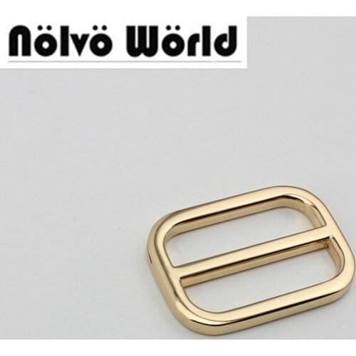 10pcs 30pcs 4 colors 32mm Bags Handbags long shoulder strap Webbing adjustment retangle buckle Suspenders Slider Metal Welded