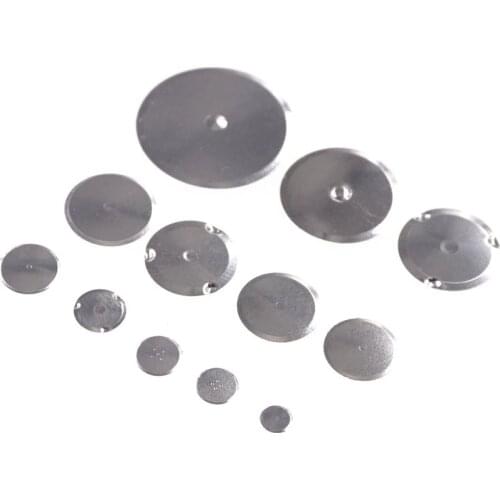 10 Pcs Circular Metal Dome Reset Switch 3 4 5 6 7 8.4 9 10 12 14 16 20MM Membrane SPST Momentary On/Off Tactile Push