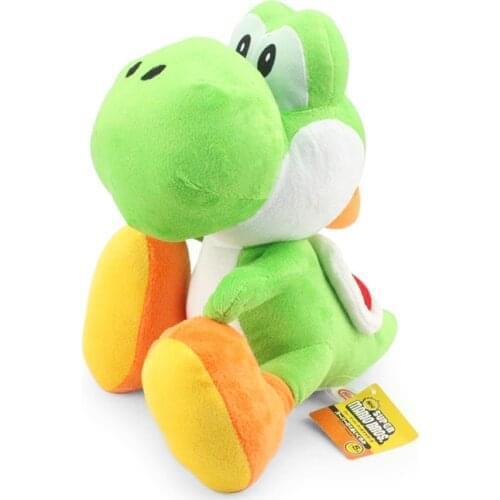 28cm Cartoon Super Mario Large Green Yoshi Plush Doll Toys With Tag Soft Dragon Doll