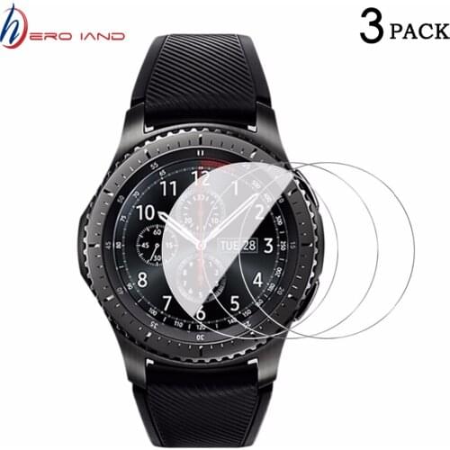 3pcs Gear S3 Frontier Glass For Samsung Galaxy watch 46mm Gear Sport S3 Classic Screen Protector 9H 2.5D S 3 Tempered glass
