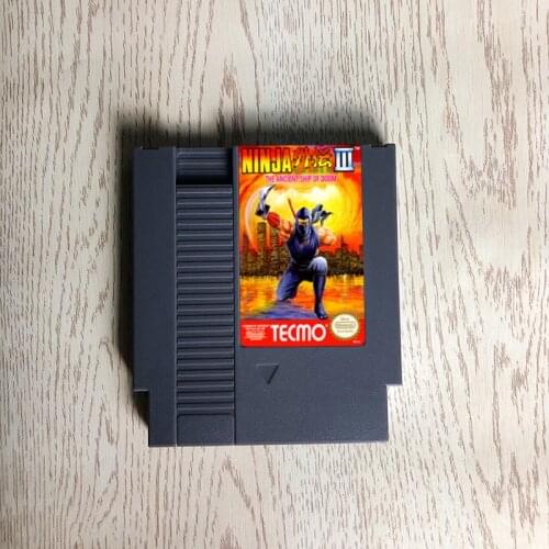 Ninja Gaiden III The Ancient Ship of Doom - Restored - 72 pins 8bit game cartridge