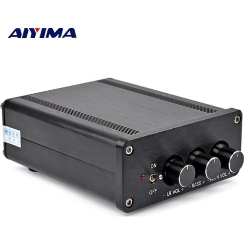 AIYIMA 2.1 TPA3116 Class D Mini Power Digital Subwoofer Amplifiers Audio Board Amplificador 100W+50Wx2 DIY For Home Theater