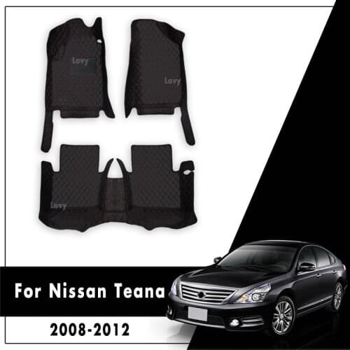 Car Floor Mats For Nissan Teana Altima J32 2008 2009 2010 2011 2012 3D heavy duty all weather protection car accessorie carpet