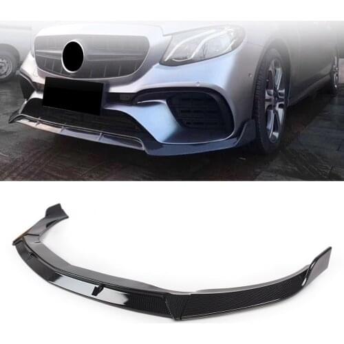 Car Front Bumper Lip Chin Spoiler Body Kits For Mercedes Benz W117 CLA Class 2017 2018 2019 Carbon Fiber Stylin Accessories 3PCS