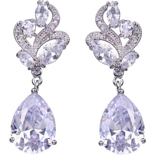 Bettyue Brand Fashion AAA Zirconia Multicolor Colors Symmertrical Shape Jewelry Earrings For Woman Lover Elegance Wedding Gift