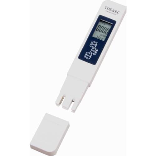 Digital Water Quality Tester TDS EC Meter Range 0-9990 Multifunctional Water Purity Temperature Meter TEMP PPM Tester
