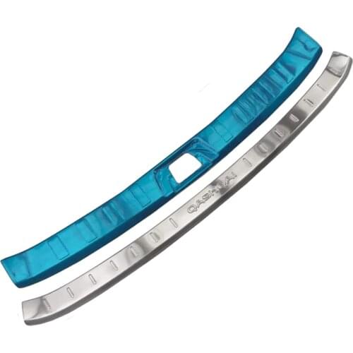 For Nissan Qashqai J10 2016-2018 High-quality stainless steel Scuff Plate/Door Sill and Rear bumper Protector Sill Car-Styling