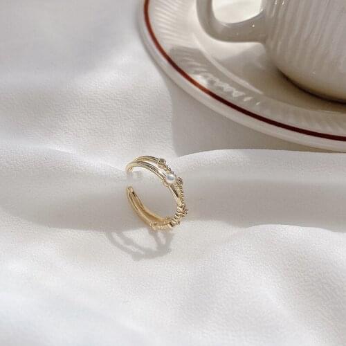 Ring Female Ins Fashion Personality Light Luxury Niche Design Hand Decoration High Sense Of Simplicity Simple Temperament Women