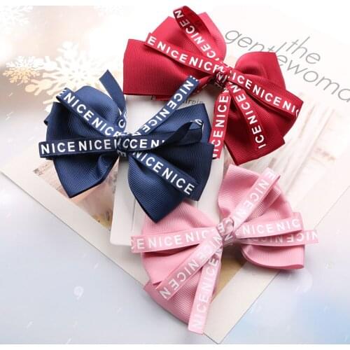 2Pcs Ribbon Bow Hairpins HairClip Women Satin Trendy Hairgrip Girls Barrettes Ladies Children Hair Hoop DIY Accessories Decor
