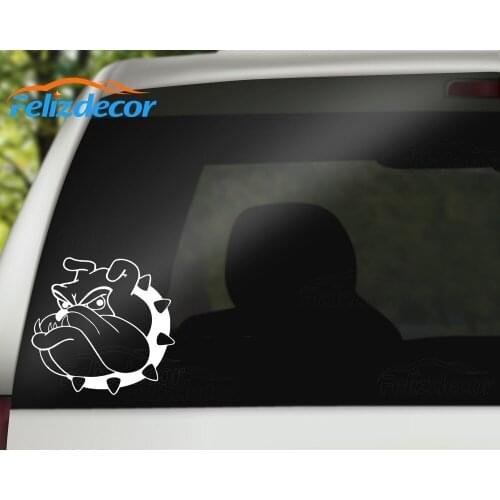 Cool Bull Dog Cut Vinyl Animals Car Decal Stickers Hot Selling Car Bumper Sticker L111