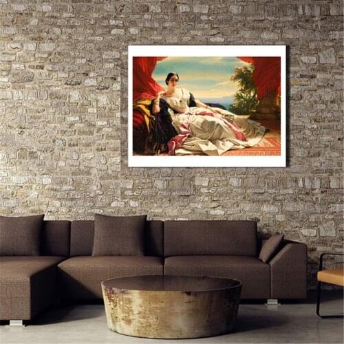 Minimalist European Beauty Lady Picture Poster Canvas Print Painting Wall Art Living Room Home Decoration