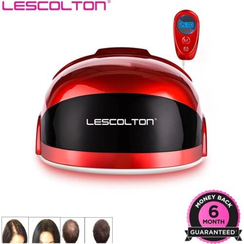 Lescolton Men Hair growth Cap helmet FDA Laser Hair regrowth laser helmet 650nm Hair loss laser treatment LLLT hair fast growth