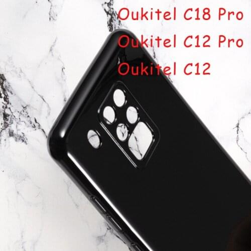 Soft TPU Case For Oukitel C12 C18 Pro Silicone Back Transparent Pudding White Fundas Cover For Oukitel C19 Shell Capa Coque Case