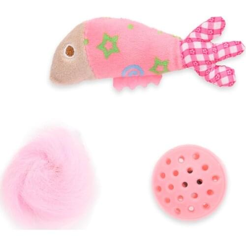 3pcs set cat interactive toy puzzle creative catnip toy for cats ball bell fish pet toy Cat Catcher Teaser Toy katten speelgoed