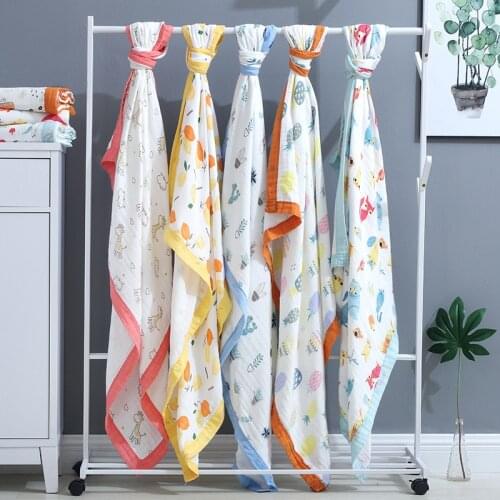 29 Styles 110*120cm 4 and 6 layers bamboo baby blanket swaddle muslin bamboo cotton blanket kids children baby receiving blanket