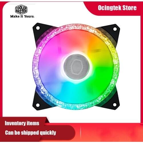 Cooler Master MF120 Flash Crystal ARGB case fan Diamond lighting effect 12cm desktop silent computer CPU cooling fan