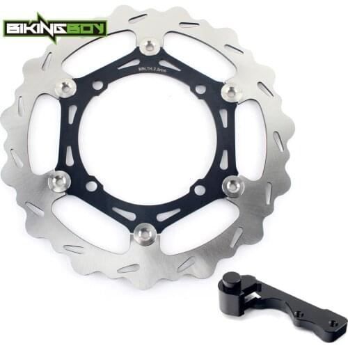 BIKINGBOY 270mm Front Brake Disc Disk Rotor + Bracket RMZ 250 07-17 RM-Z 450 05-17 16 15 14 13 06 08 09 RMX 450 10 11 12 Set