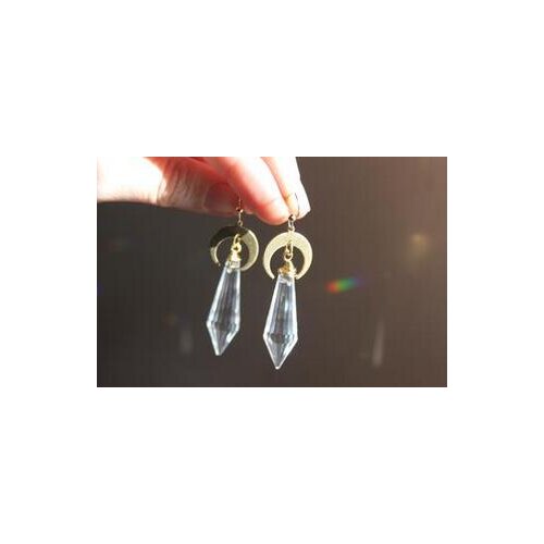 Rainbow Maker Earrings,Dangling Earrings,Celestial Jewellery,Moon Jewelry,Boho Gift