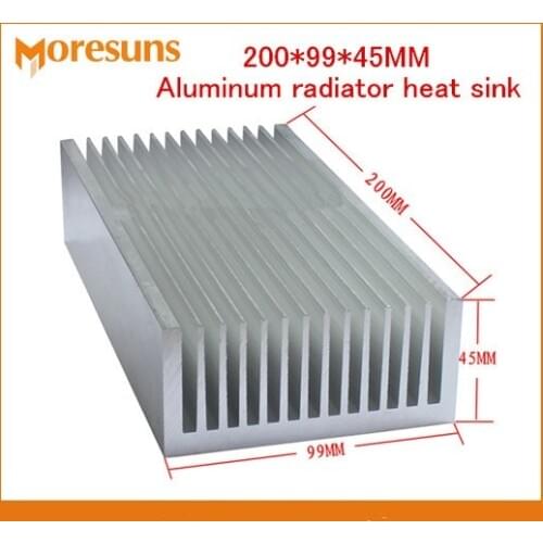 Free Ship High Power 200*99*45MM Heatsink Cooler Cooling Fin Aluminum Radiator Heat Sink for LED,Power IC Transistor,Module PCB
