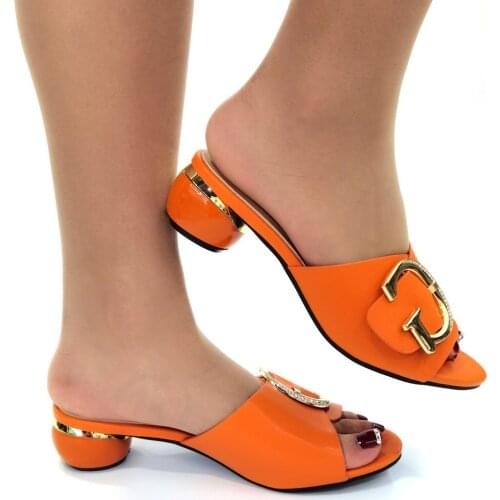 Doershow high quality special design luxury low heel african women shoes!Size 38-43 ! HJB1-44