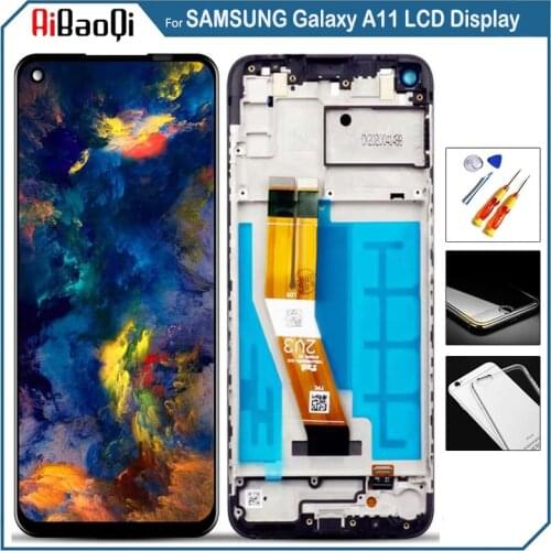 For Samsung Galaxy A11 LCD Display Screen Touch Digitizer Assembly For Samsung A115F A115F/DS With Frame