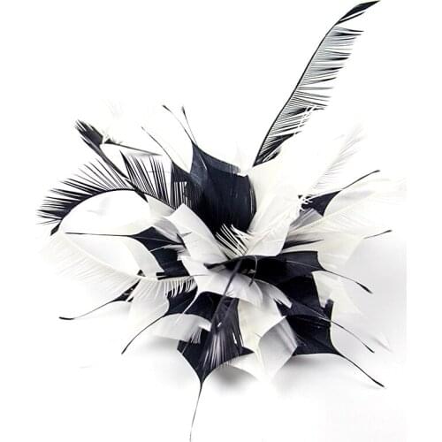 1Pcs High Quality White Goose Feathers DIY Wedding Corsage Making Accessories Carnival Hat Decoration Plumes For Craft Wholesale