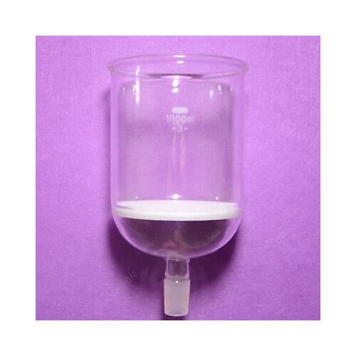 1000ML(1L),Buchner Funnel with Ground Joint 24/29,Porosity 3#,Lab Glassware