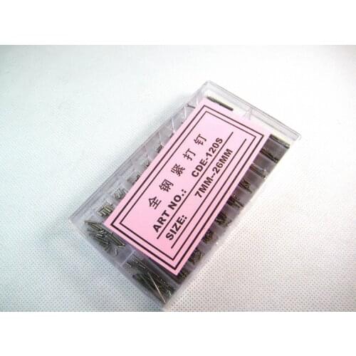 200pcs 7mm to 26mm Watch Band Friction Pins for Clasps with 1.2mm Head