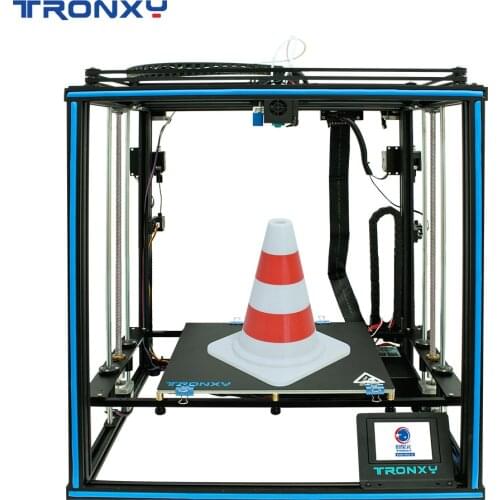 Tronxy X5SA-2E 3D Printer Dual Extruder 2 in 1 out Two Colors Head DIY Kits 330*330mm Auto level Printing Machine impresora 3d